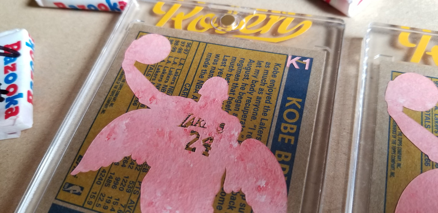 Baseball card art by Matthew Lee Rosen (aka Matthew Rosen) - Kobe Angel