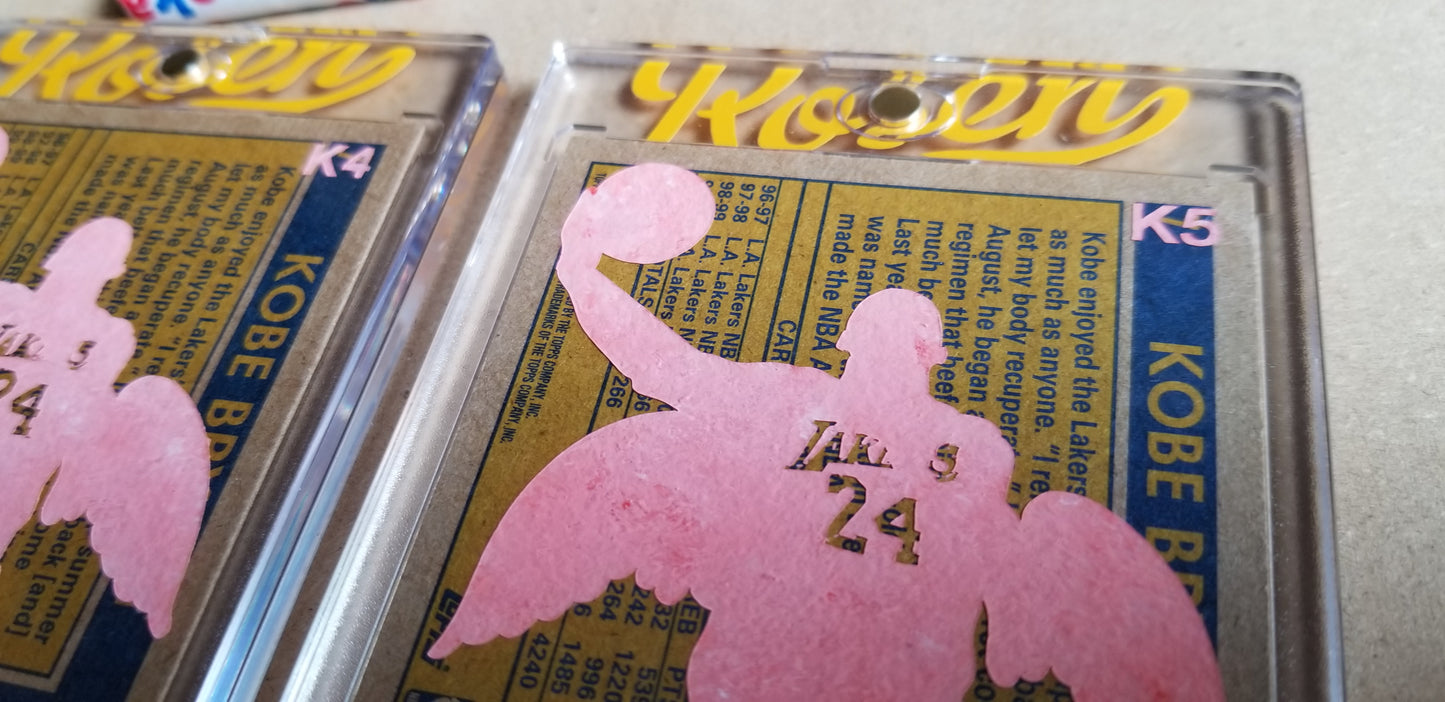 Baseball card art by Matthew Lee Rosen (aka Matthew Rosen) - Kobe Angel