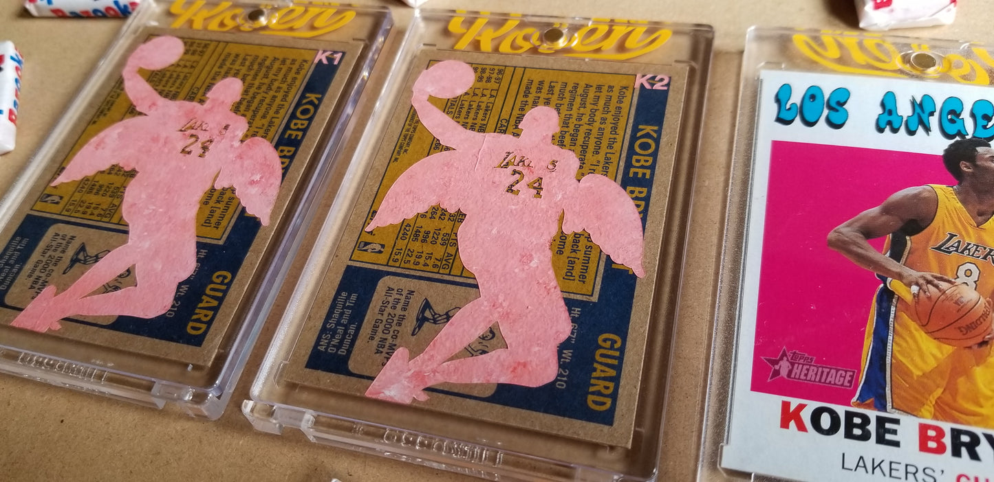 Baseball card art by Matthew Lee Rosen (aka Matthew Rosen) - Kobe Angel