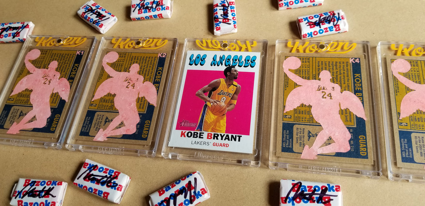 Baseball card art by Matthew Lee Rosen (aka Matthew Rosen) - Kobe Angel