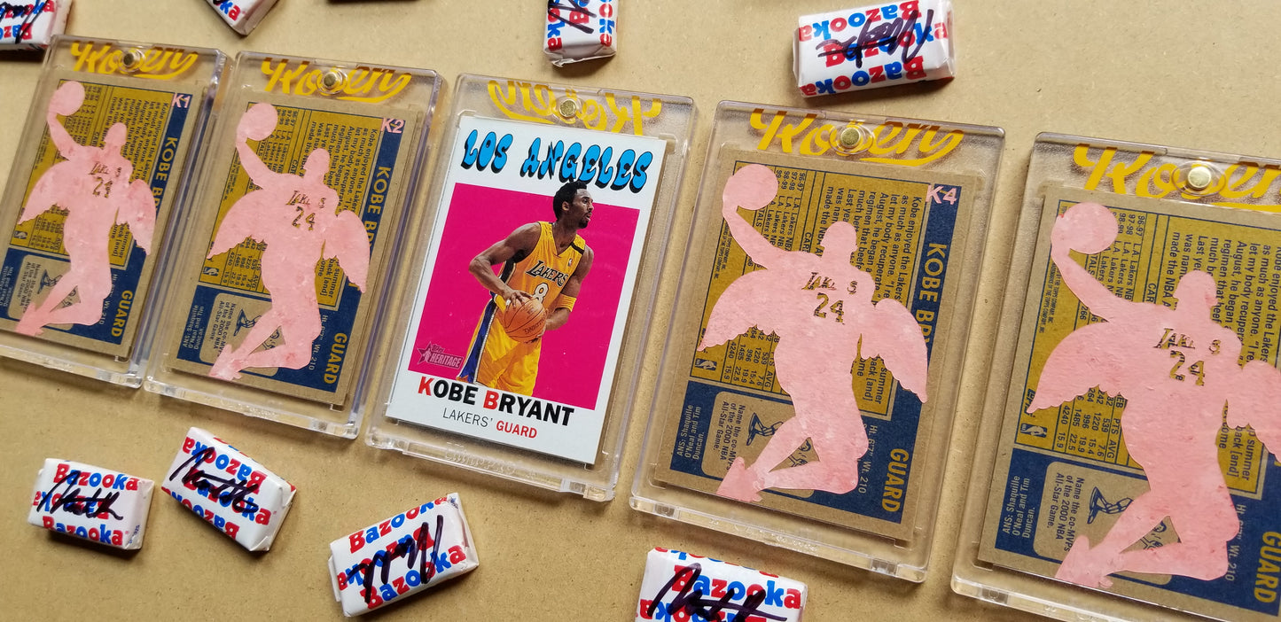 Baseball card art by Matthew Lee Rosen (aka Matthew Rosen) - Kobe Angel