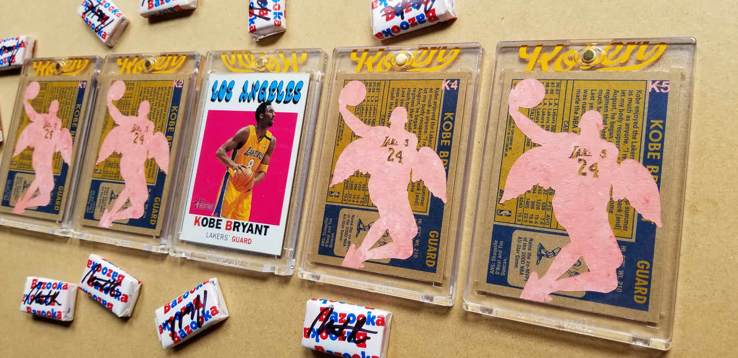 Baseball card art by Matthew Lee Rosen (aka Matthew Rosen) - Kobe Angel