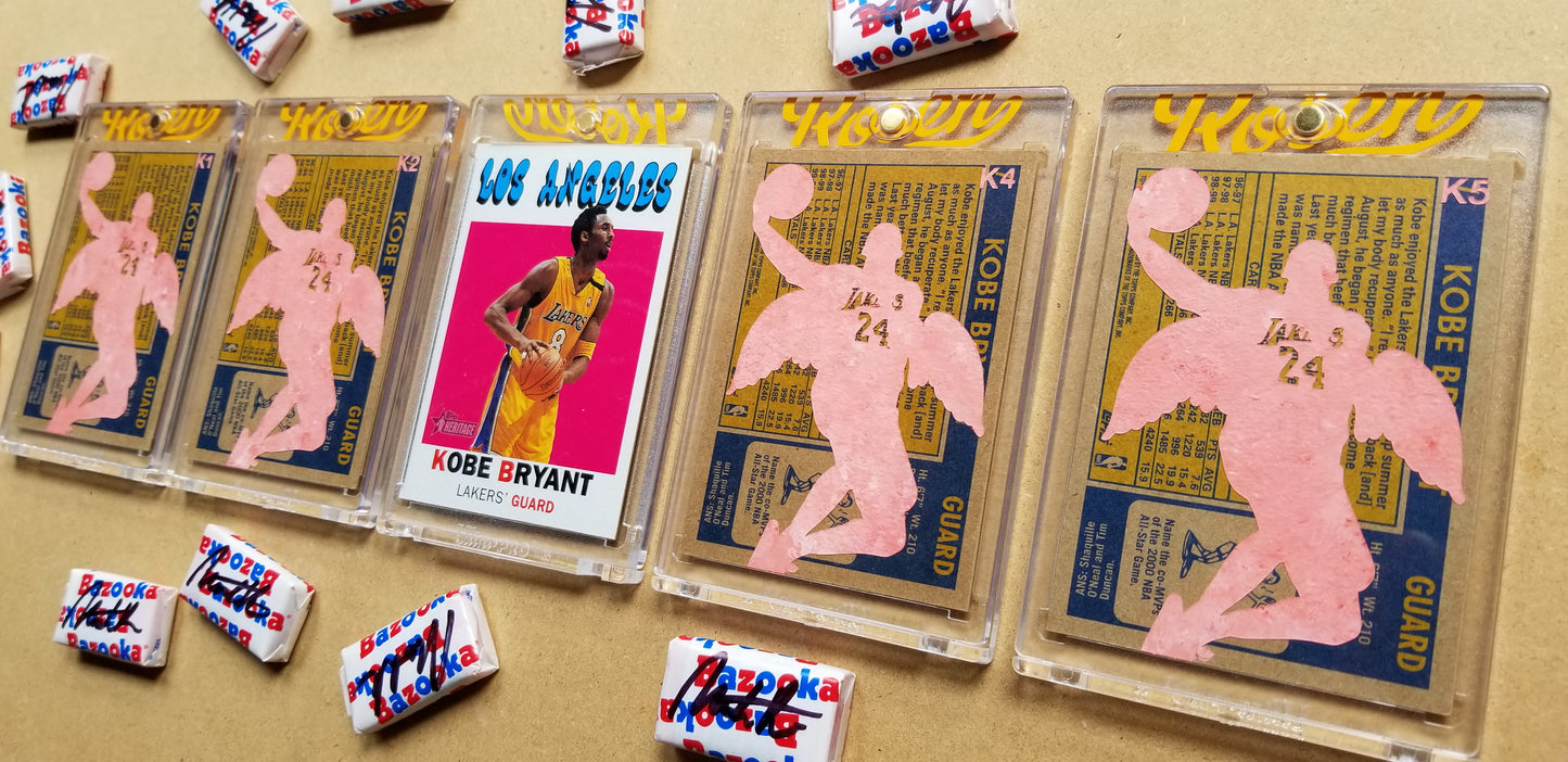 Baseball card art by Matthew Lee Rosen (aka Matthew Rosen) - Kobe Angel