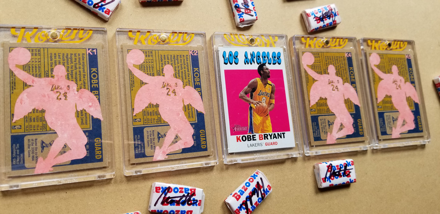 Baseball card art by Matthew Lee Rosen (aka Matthew Rosen) - Kobe Angel