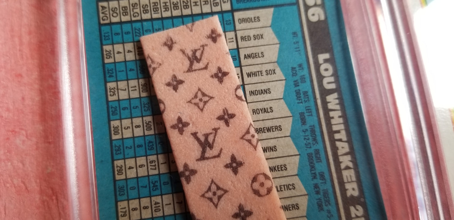Baseball card art by Matthew Lee Rosen - Louis Vuitton Whitaker