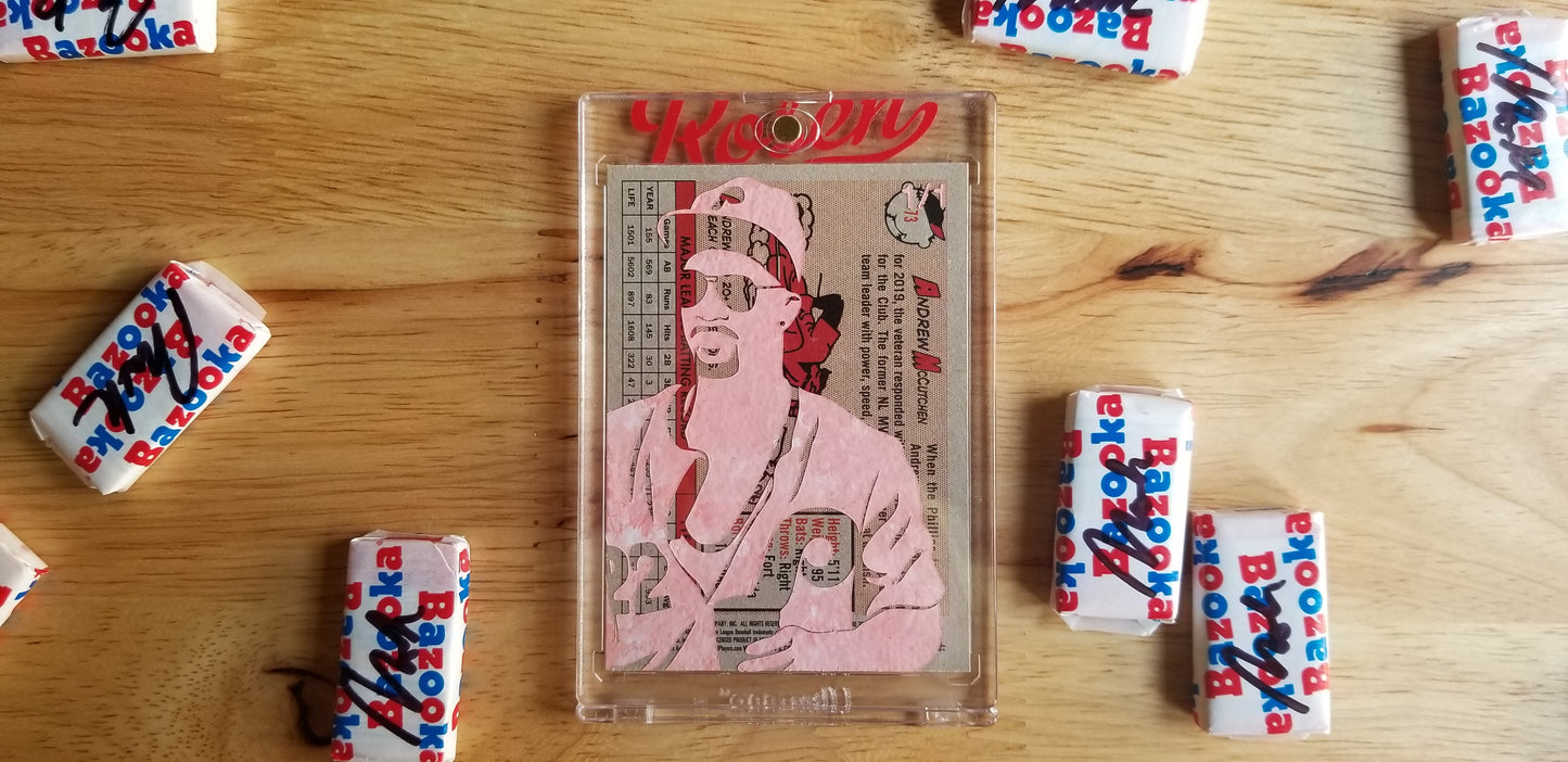 Baseball card art by Matthew Lee Rosen (aka Matthew Rosen) - Andrew McCutchen
