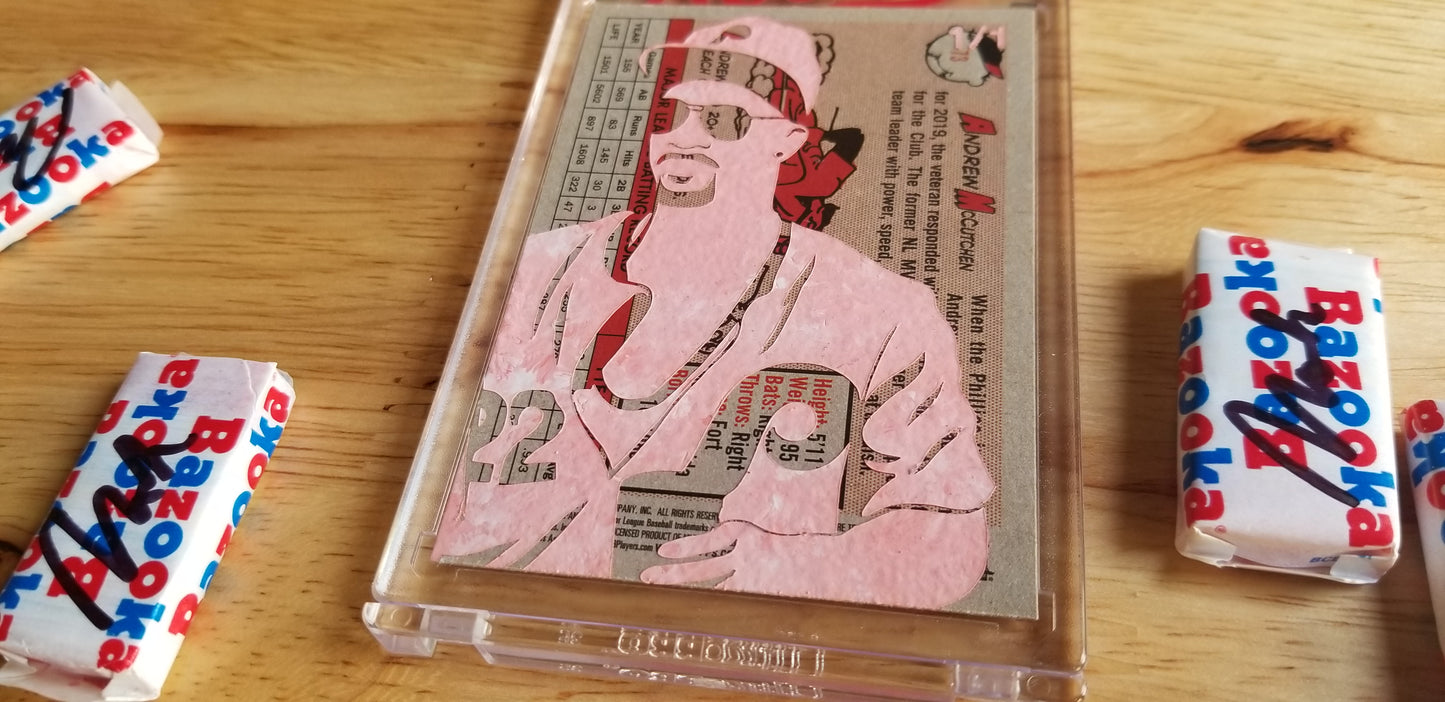 Baseball card art by Matthew Lee Rosen (aka Matthew Rosen) - Andrew McCutchen