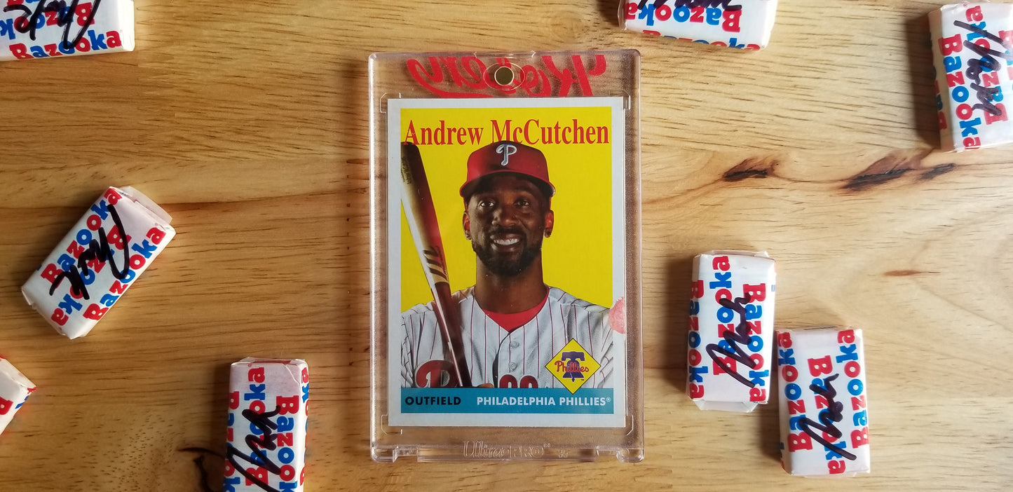 Baseball card art by Matthew Lee Rosen (aka Matthew Rosen) - Andrew McCutchen
