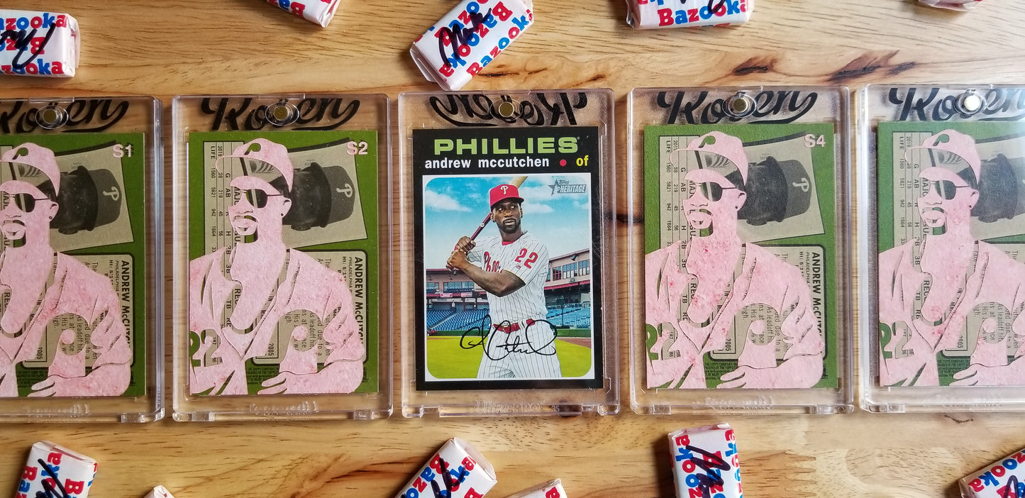 Baseball card art by Matthew Lee Rosen (aka Matthew Rosen) - Andrew McCutchen