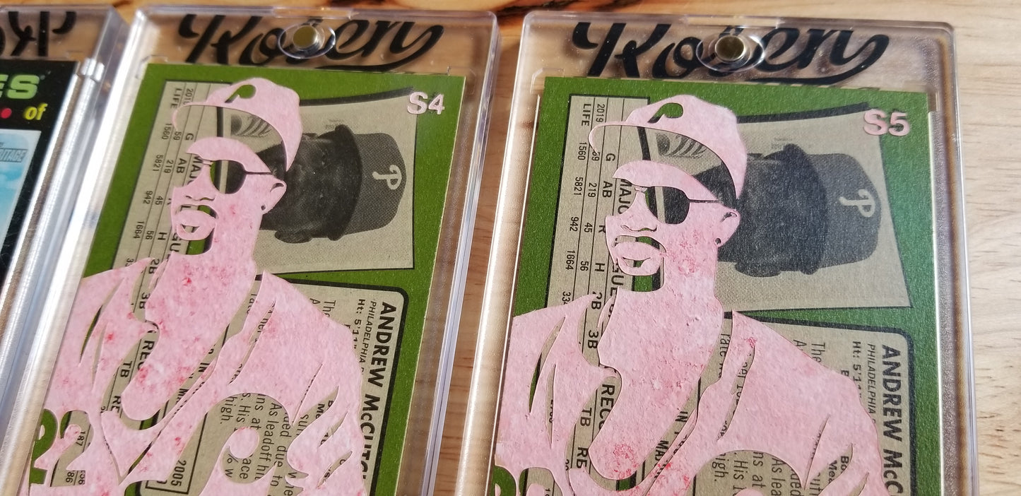 Baseball card art by Matthew Lee Rosen (aka Matthew Rosen) - Andrew McCutchen