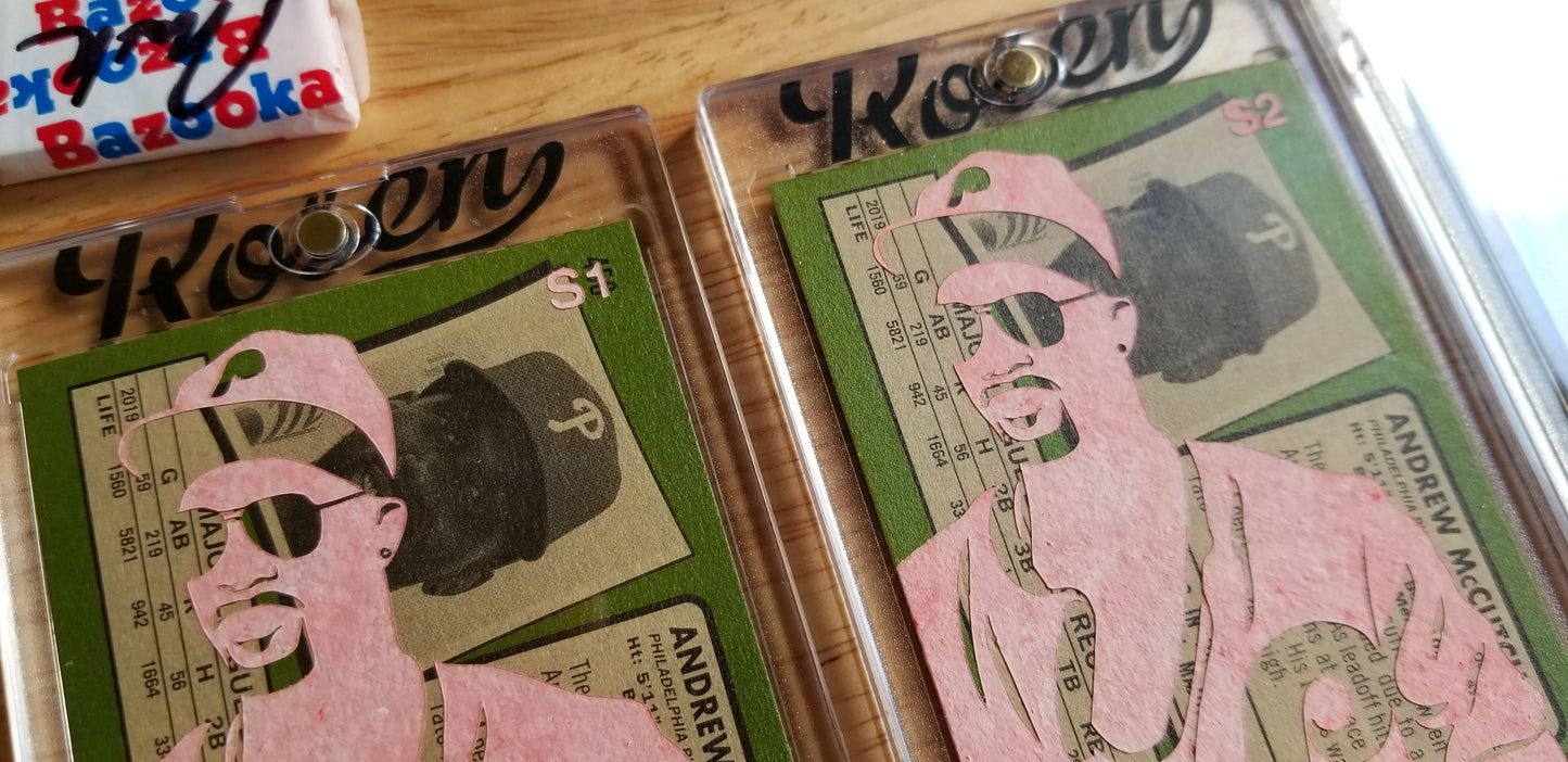 Baseball card art by Matthew Lee Rosen (aka Matthew Rosen) - Andrew McCutchen