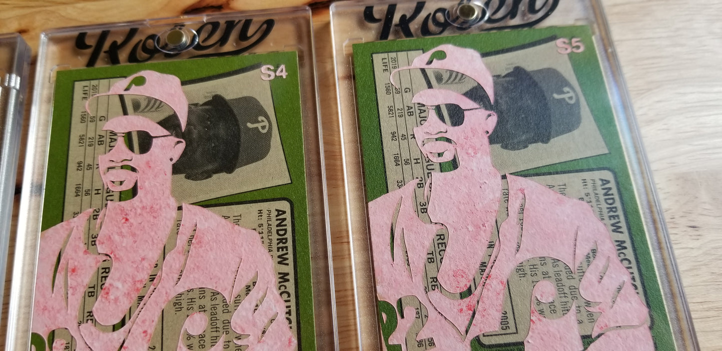Baseball card art by Matthew Lee Rosen (aka Matthew Rosen) - Andrew McCutchen