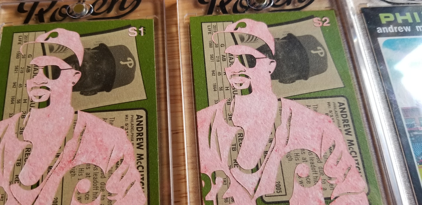 Baseball card art by Matthew Lee Rosen (aka Matthew Rosen) - Andrew McCutchen