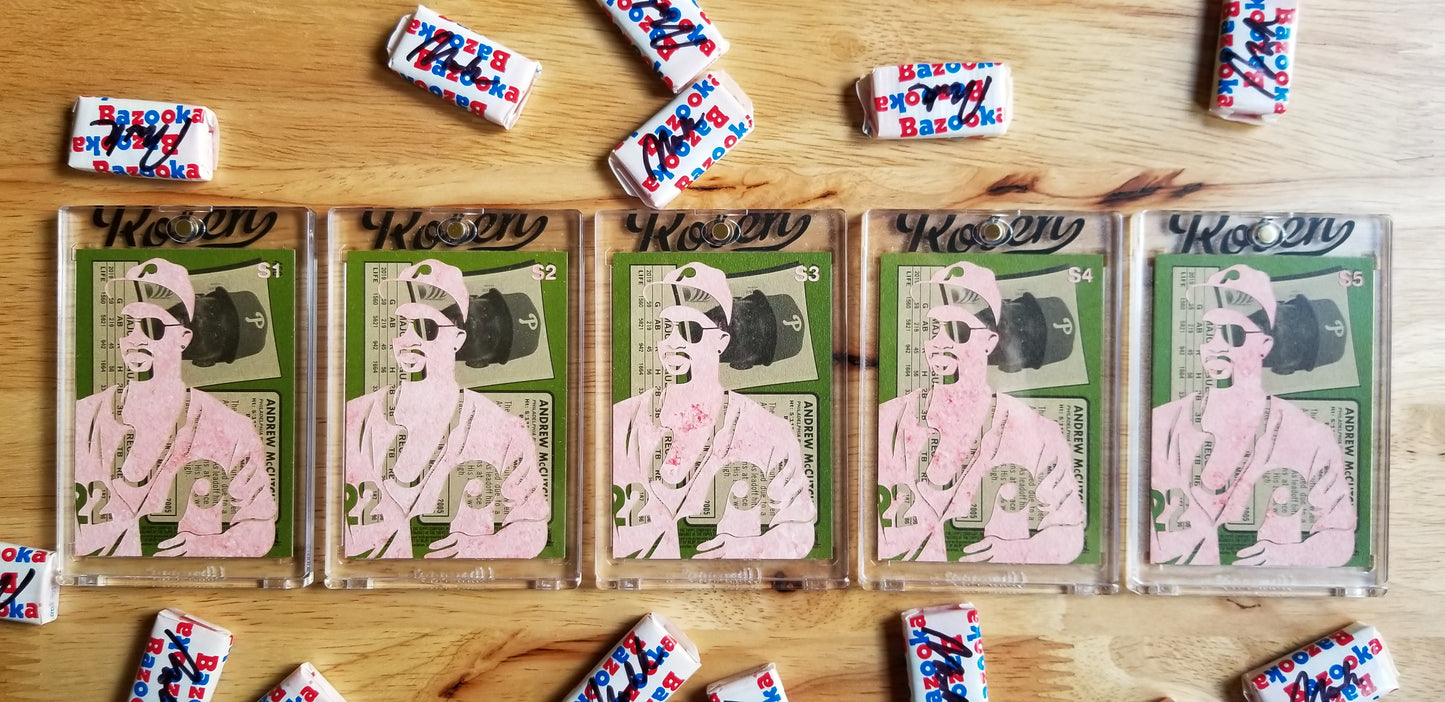 Baseball card art by Matthew Lee Rosen (aka Matthew Rosen) - Andrew McCutchen