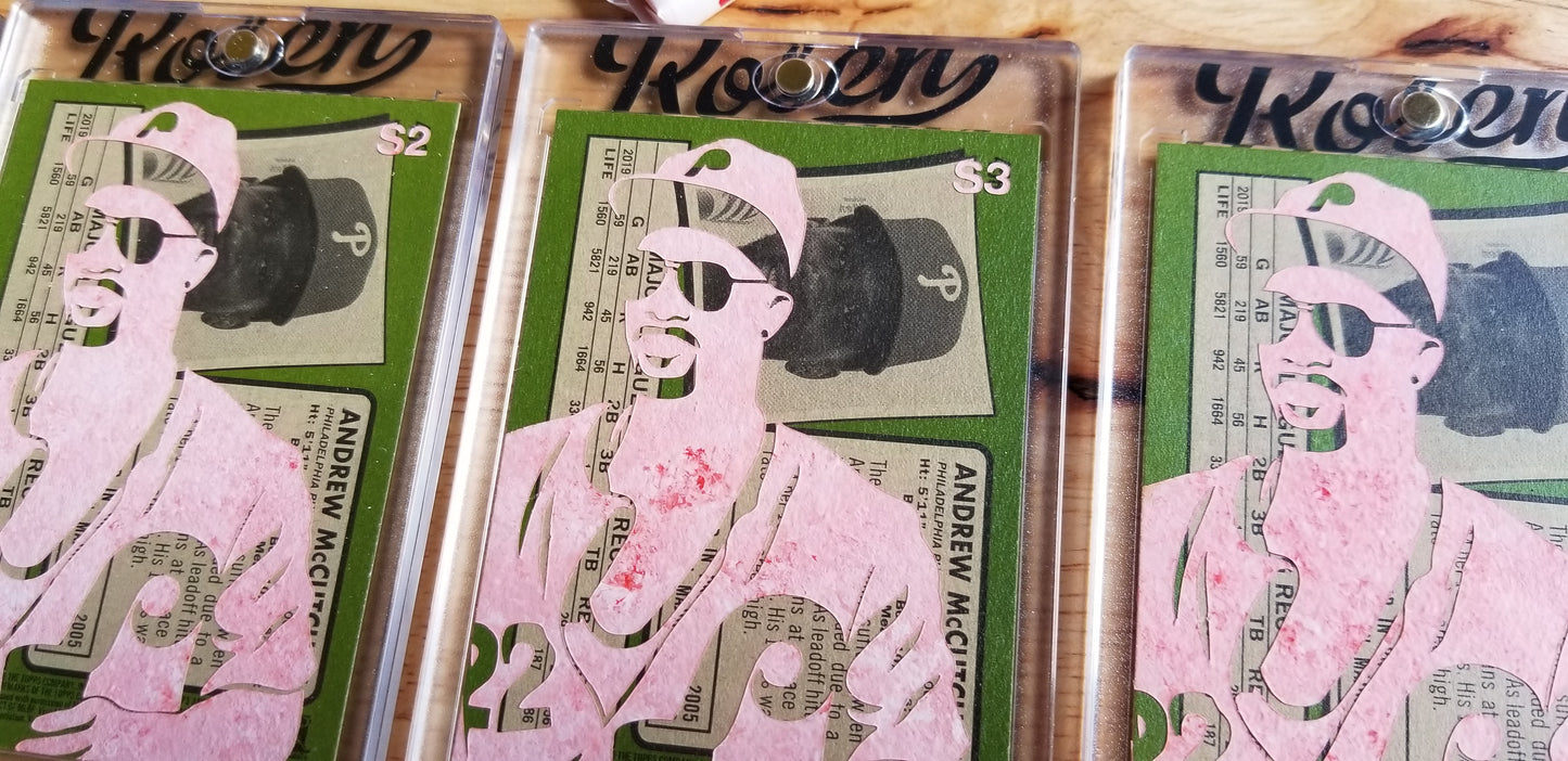 Baseball card art by Matthew Lee Rosen (aka Matthew Rosen) - Andrew McCutchen