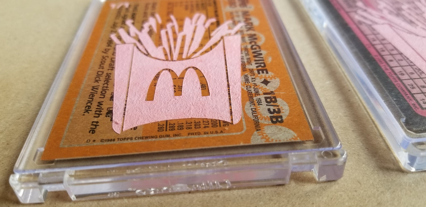 Baseball card art by Matthew Lee Rosen (aka Matthew Rosen) - Gum Stick Collector Cards - Mark McGwire (Big Mac)