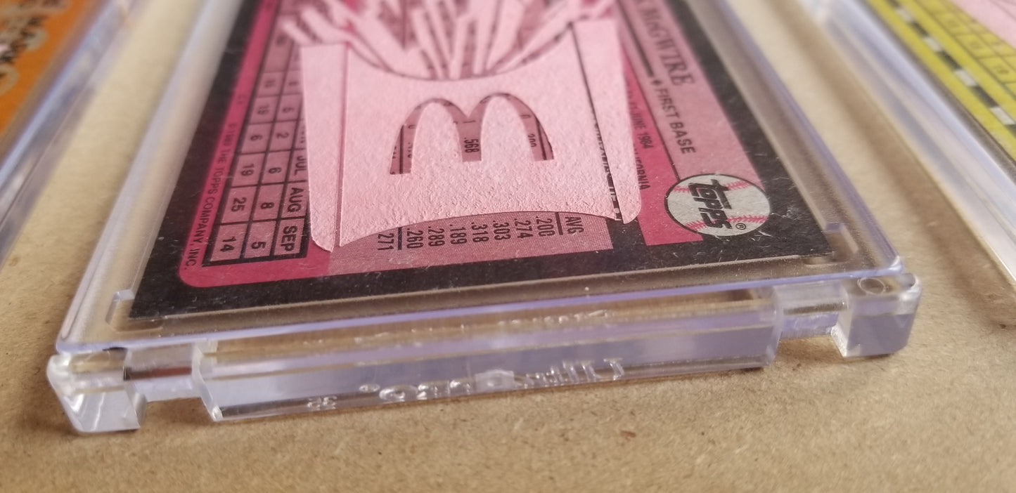 Baseball card art by Matthew Lee Rosen (aka Matthew Rosen) - Gum Stick Collector Cards - Mark McGwire (Big Mac)