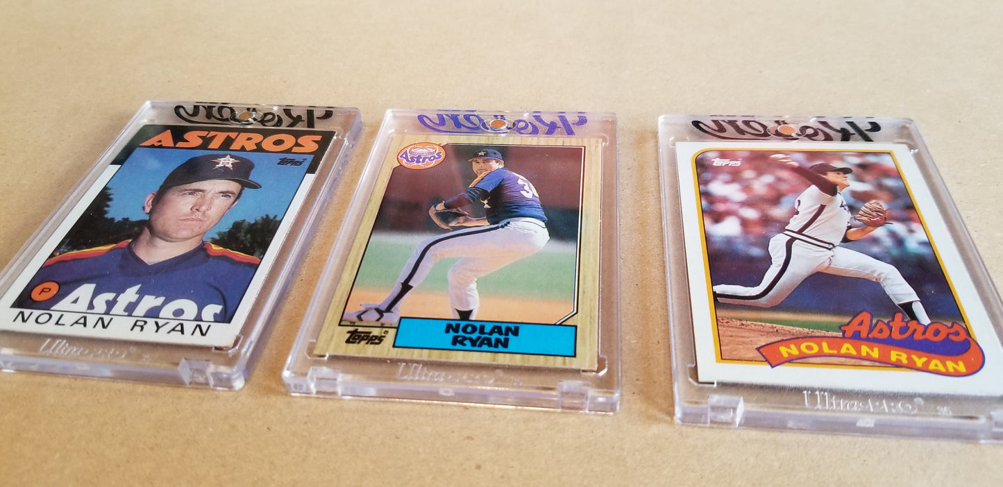 Baseball card art by Matthew Lee Rosen (aka Matthew Rosen) - Gum Stick Collector Cards - Nolan Ryan (Rockin' Robin)