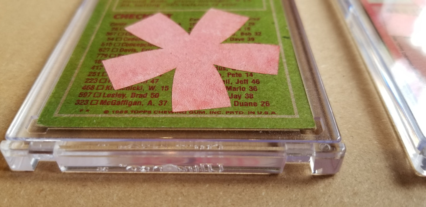 Baseball card art by Matthew Lee Rosen (aka Matthew Rosen) - Gum Stick Collector Cards - Pete Rose Manager (Asterisks)