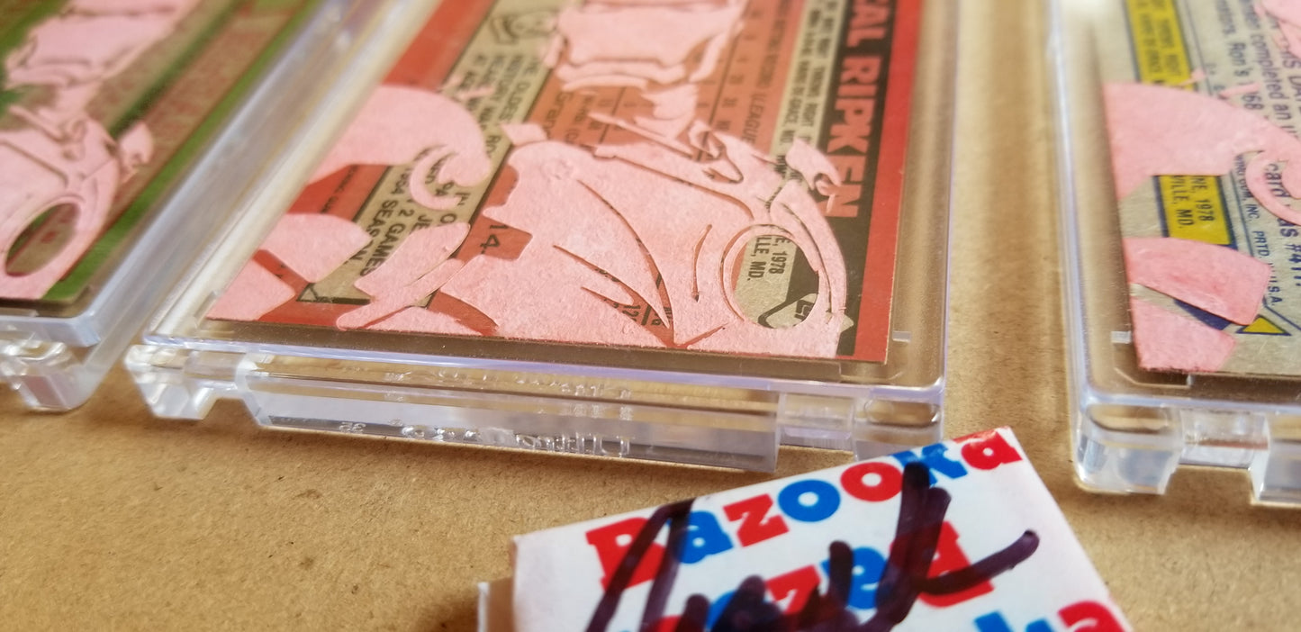 Baseball card art by Matthew Lee Rosen (aka Matthew Rosen) - Cal Ripken Jr. (Iron Man)