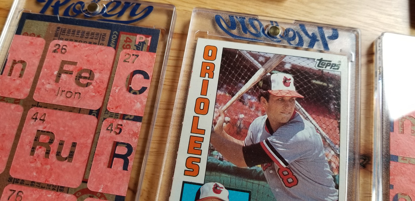 Baseball card art by Matthew Rosen - Cal Ripken Jr. Iron