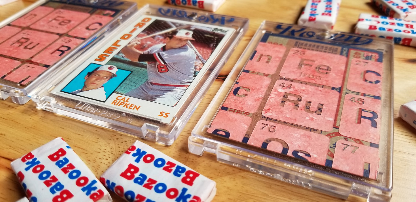 Baseball card art by Matthew Lee Rosen - Cal Ripken Jr. Iron