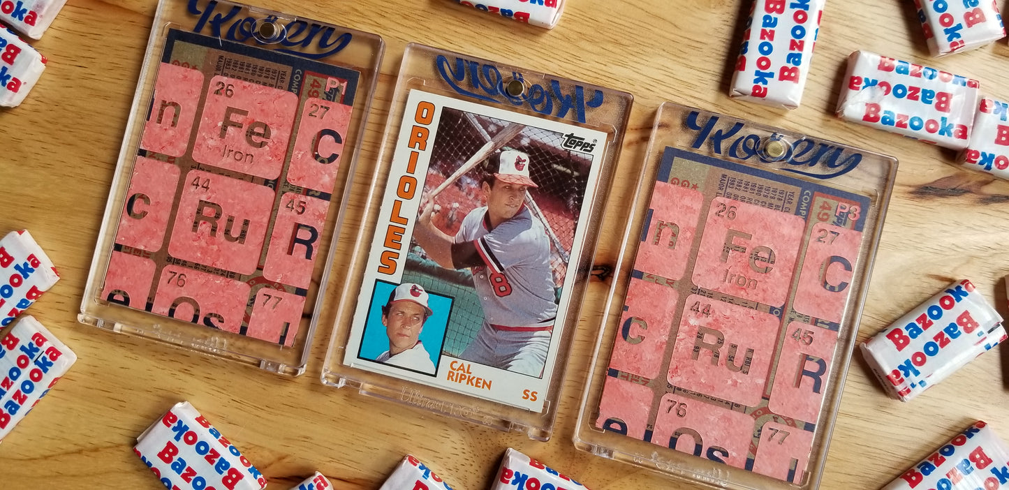 Baseball card art by Matthew Lee Rosen - Cal Ripken Jr. Iron