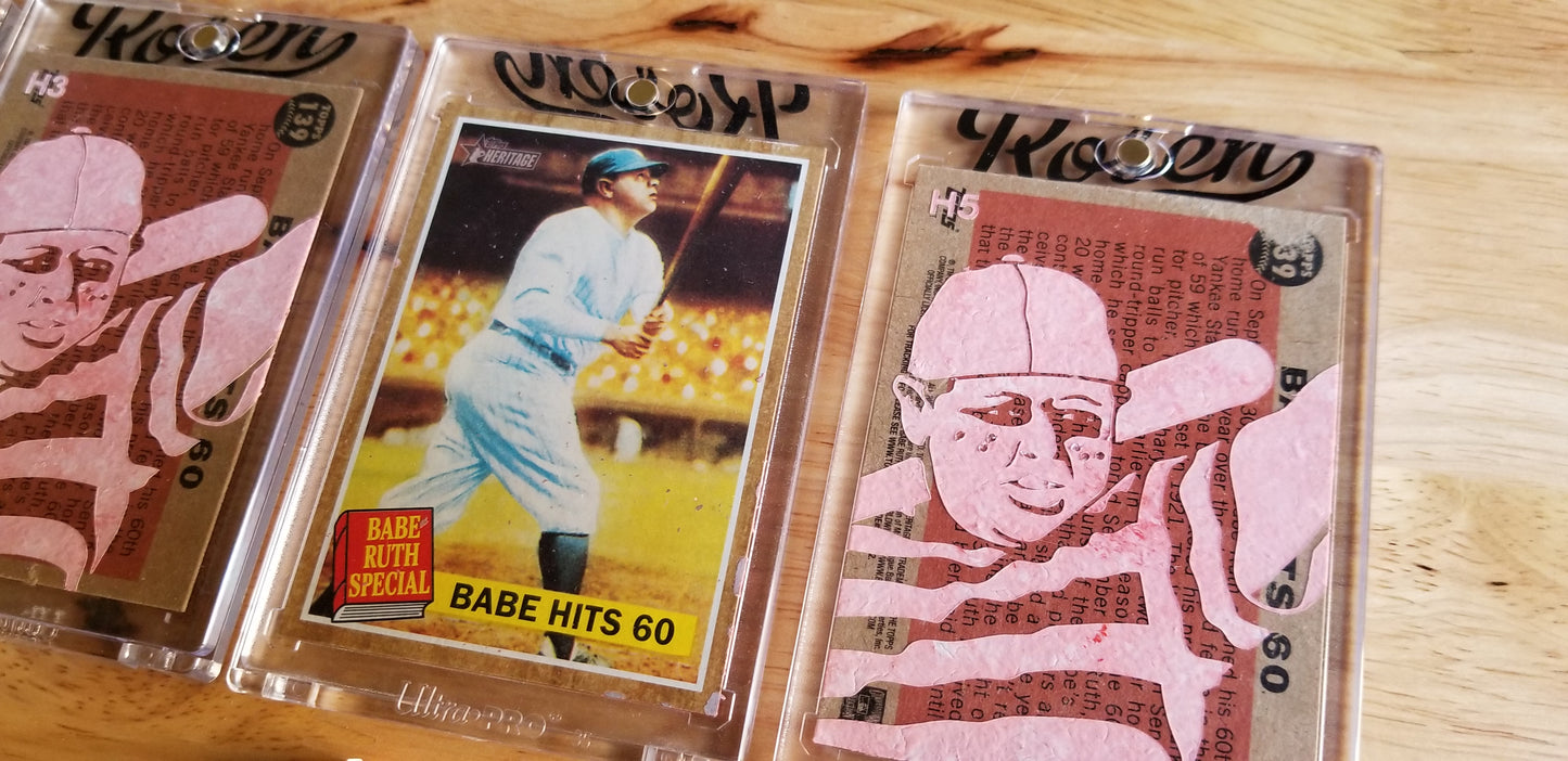 Baseball card art by Matthew Lee Rosen (aka Matthew Rosen) - Ham Porter