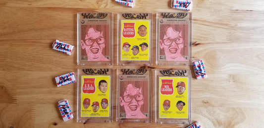 Baseball card art by Matthew Lee Rosen (aka Matthew Rosen) - Squints Palledorous