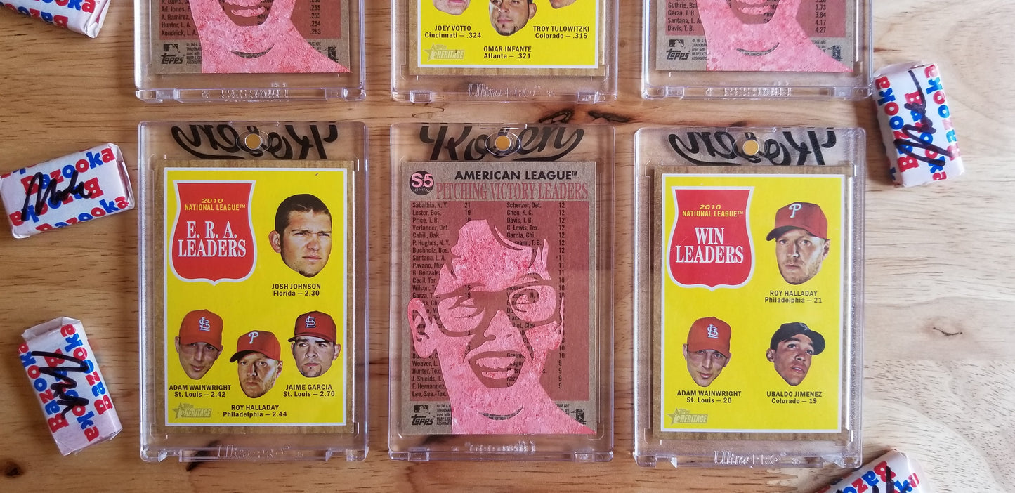 Baseball card art by Matthew Lee Rosen (aka Matthew Rosen) - Squints Palledorous