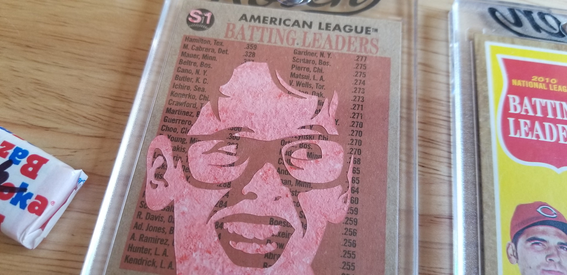 Baseball card art by Matthew Lee Rosen (aka Matthew Rosen) - Squints Palledorous