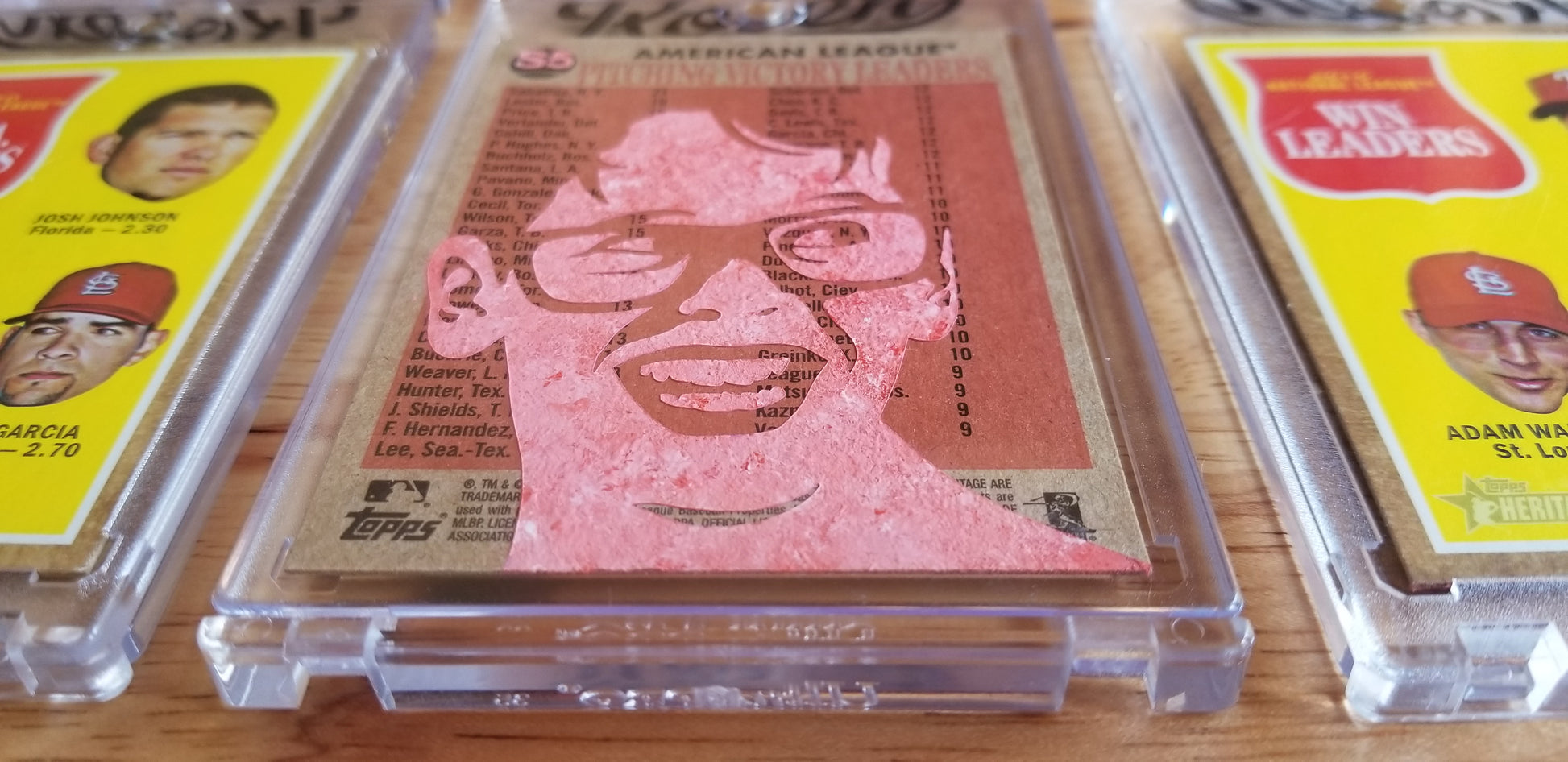 Baseball card art by Matthew Lee Rosen (aka Matthew Rosen) - Squints Palledorous
