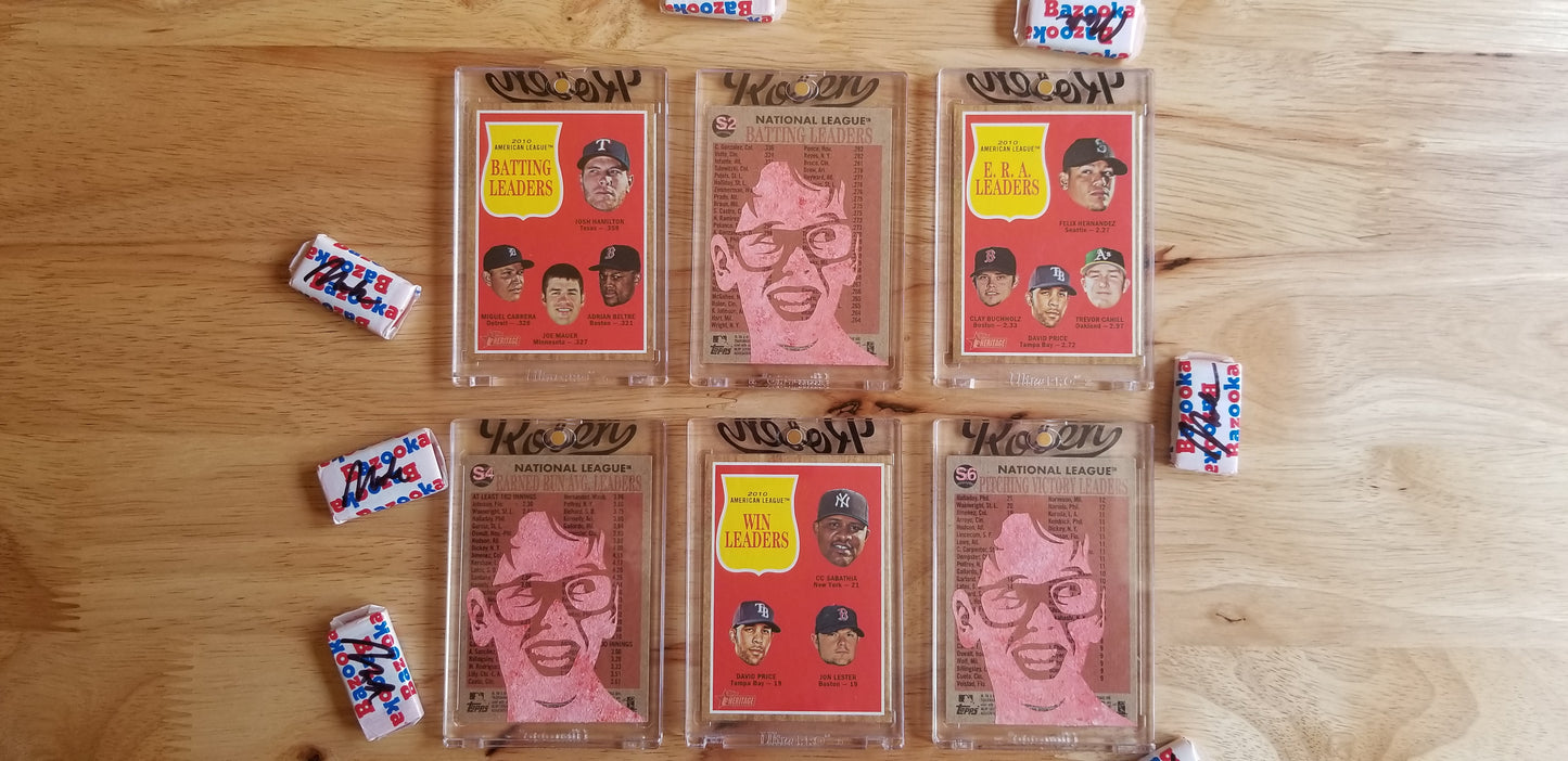 Baseball card art by Matthew Lee Rosen (aka Matthew Rosen) - Squints Palledorous