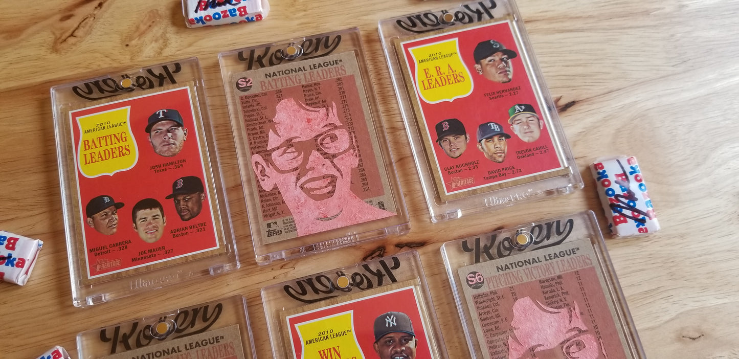 Baseball card art by Matthew Lee Rosen (aka Matthew Rosen) - Squints Palledorous