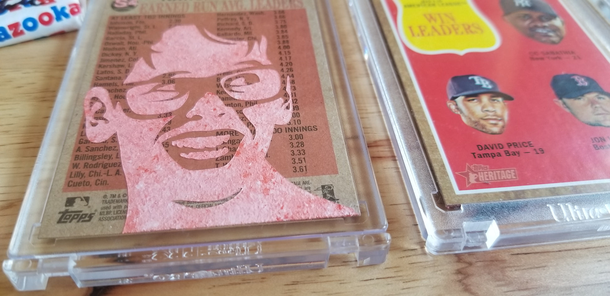 Baseball card art by Matthew Lee Rosen (aka Matthew Rosen) - Squints Palledorous
