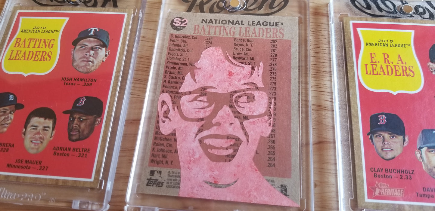 Baseball card art by Matthew Lee Rosen (aka Matthew Rosen) - Squints Palledorous