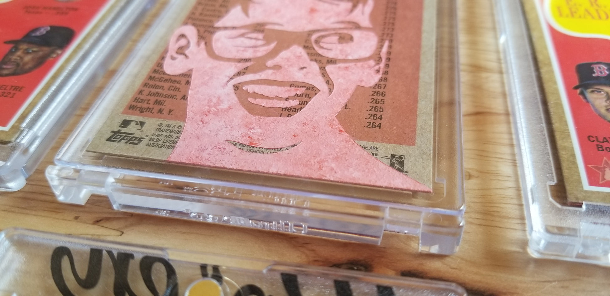 Baseball card art by Matthew Lee Rosen (aka Matthew Rosen) - Squints Palledorous