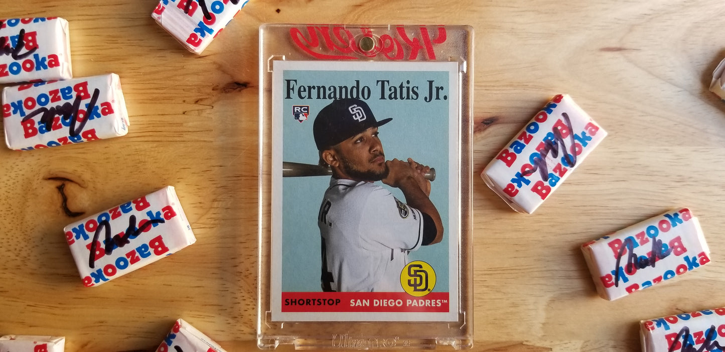 Baseball card art by Matthew Rosen - Fernando Tatis Jr