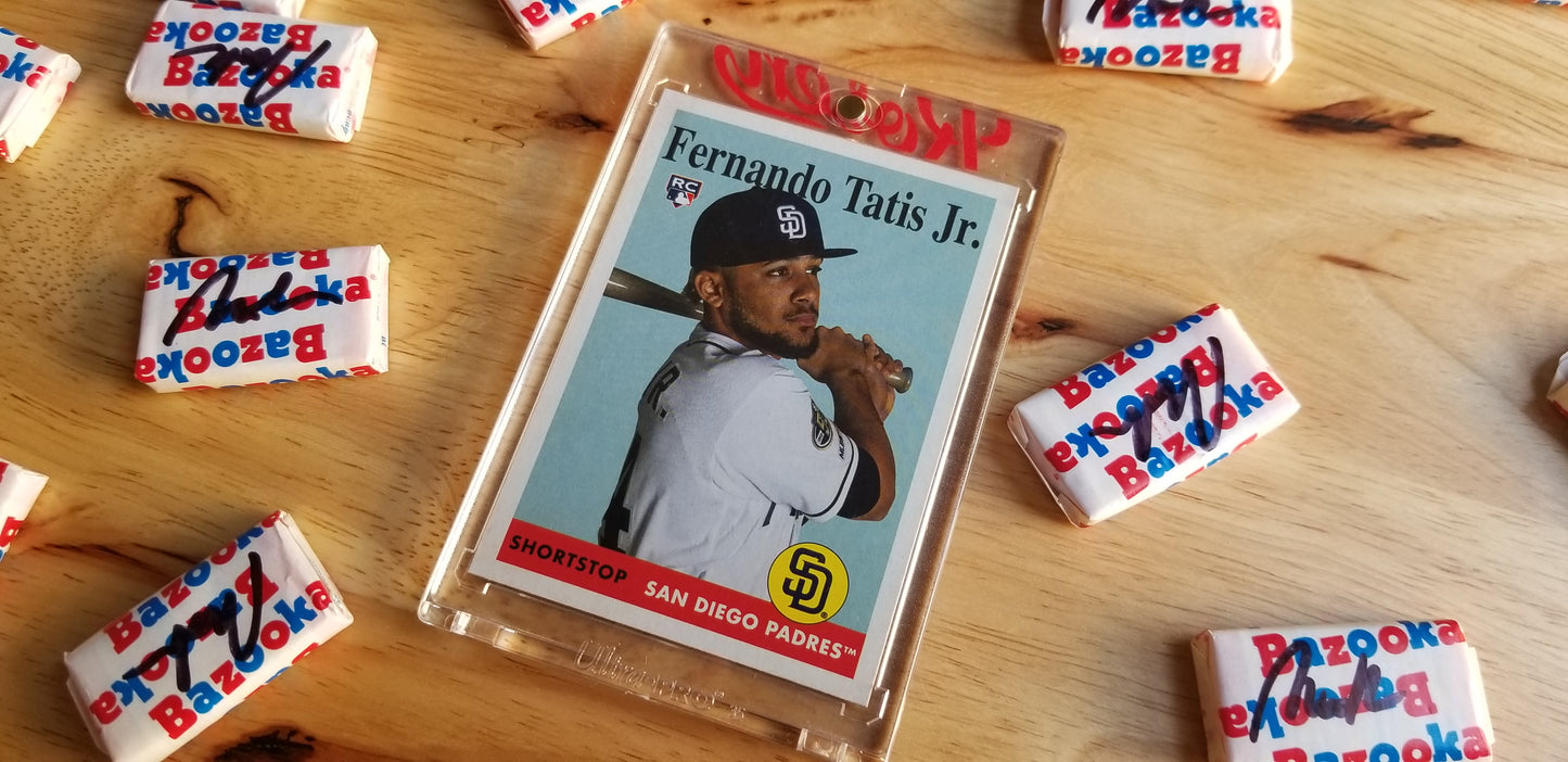 Baseball card art by Matthew Rosen - Fernando Tatis Jr