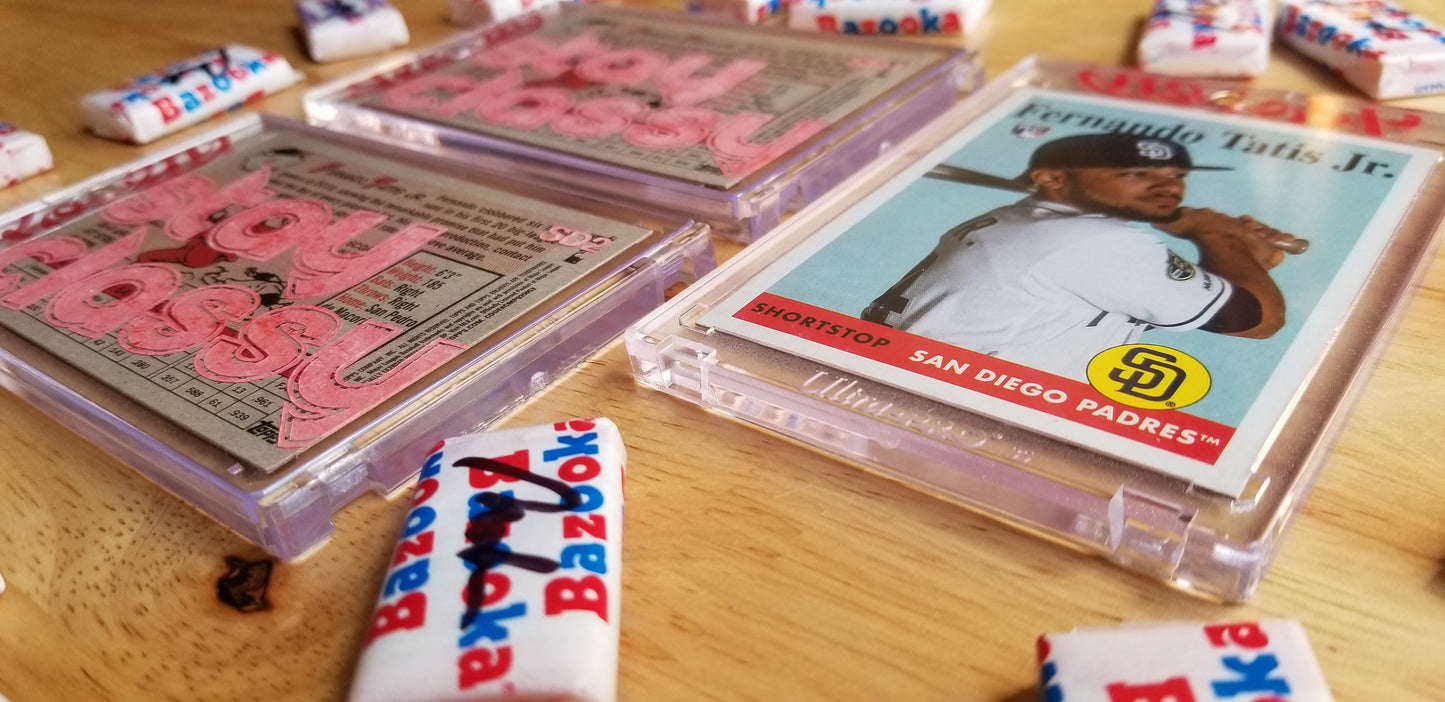 Baseball card art by Matthew Rosen - Fernando Tatis Jr. Stay Classy