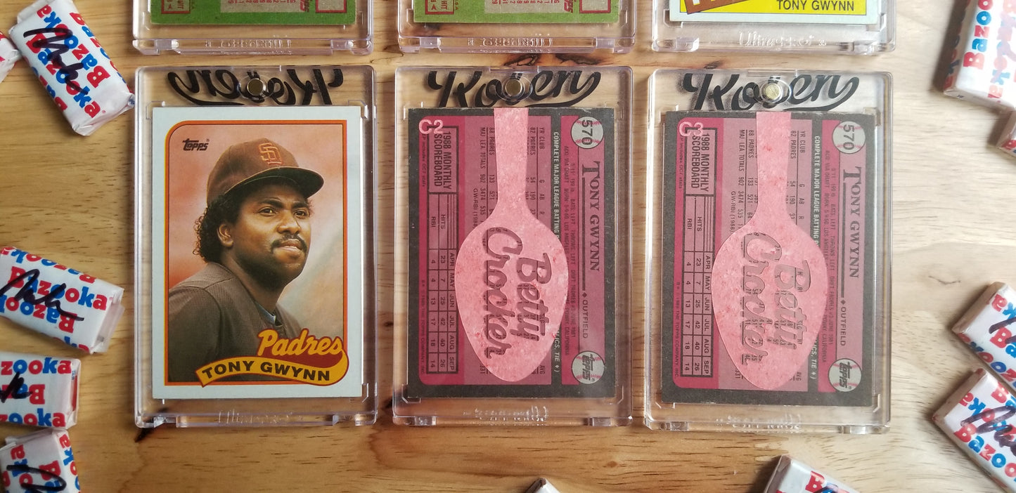 Baseball card art by Matthew Lee Rosen (aka Matthew Rosen) - Tony Gwynn Betty Crocker