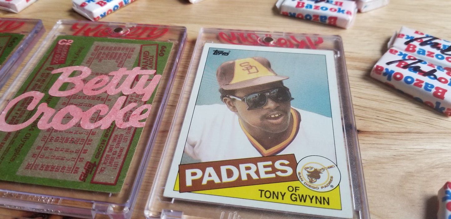 Baseball card art by Matthew Lee Rosen (aka Matthew Rosen) - Tony Gwynn Betty Crocker