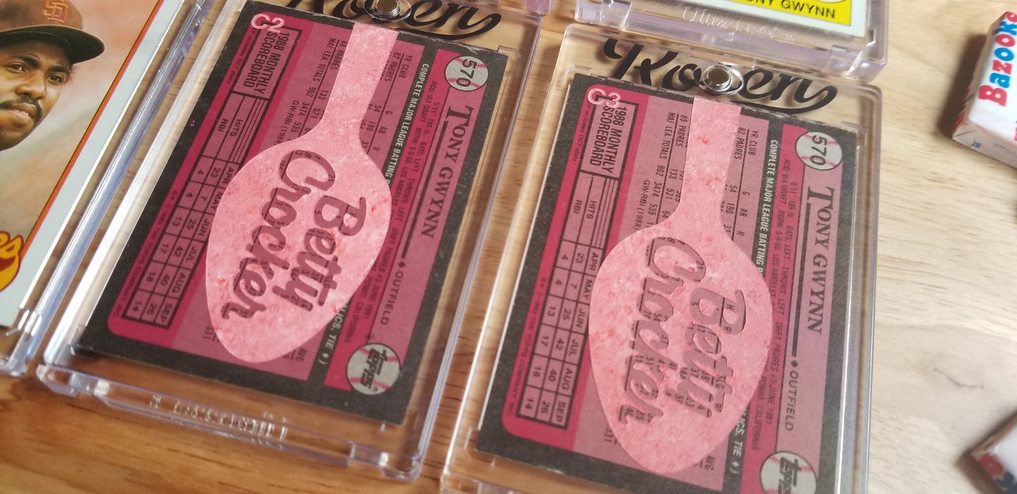 Baseball card art by Matthew Lee Rosen (aka Matthew Rosen) - Tony Gwynn Betty Crocker