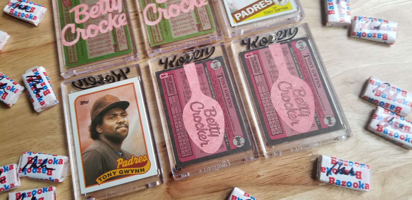 Baseball card art by Matthew Lee Rosen (aka Matthew Rosen) - Tony Gwynn Betty Crocker
