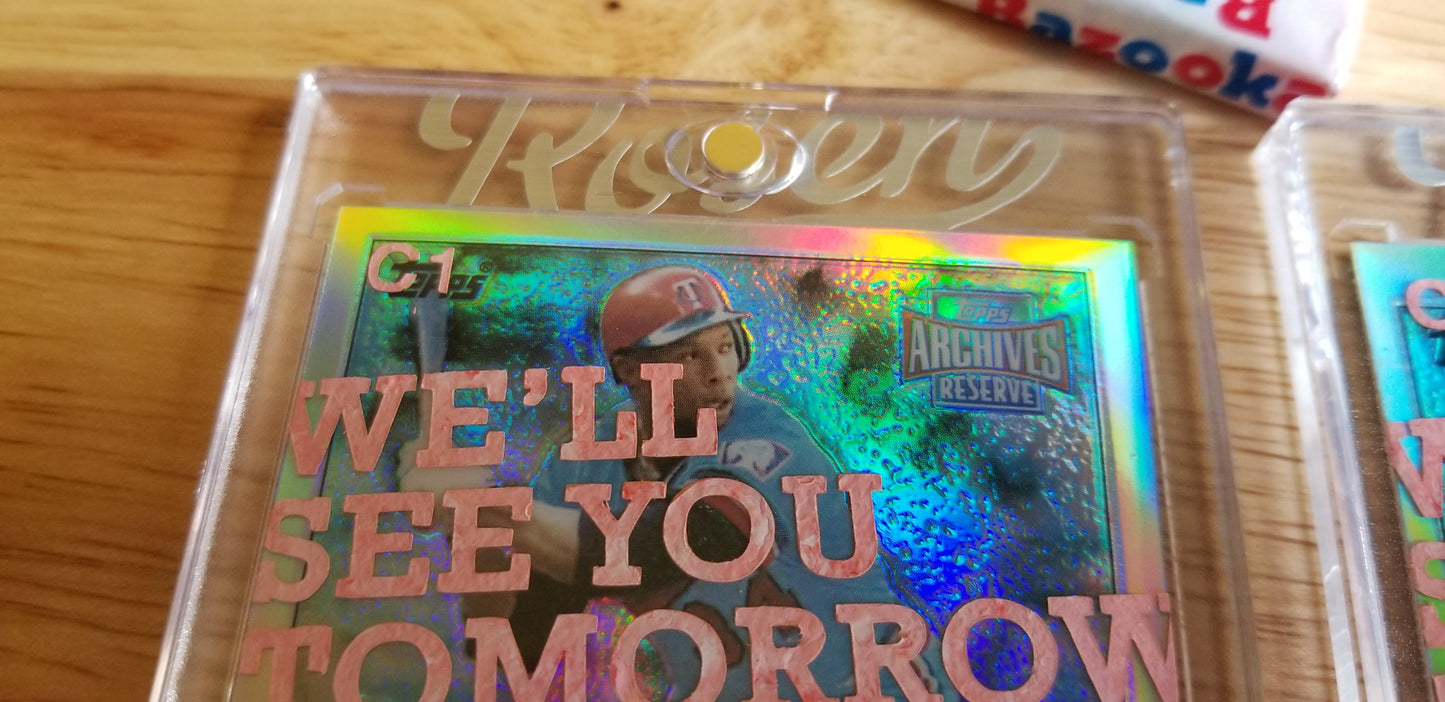 Baseball card art by Matthew Lee Rosen (aka Matthew Rosen) - Topps Chrome Kirby Puckett