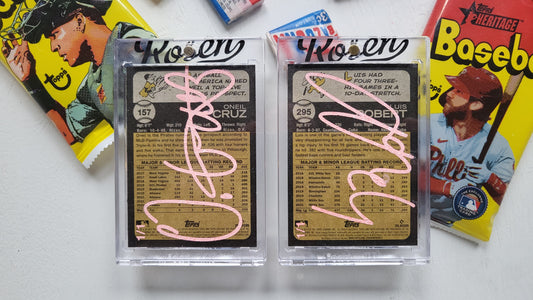 Matthew Lee Rosen - 2022 Topps Heritage Oneil Cruz & Luis Robert