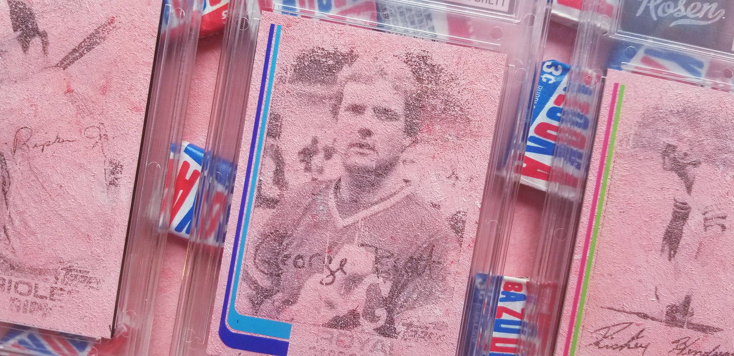 1982 Topps Gum Slabs by Matthew Lee Rosen