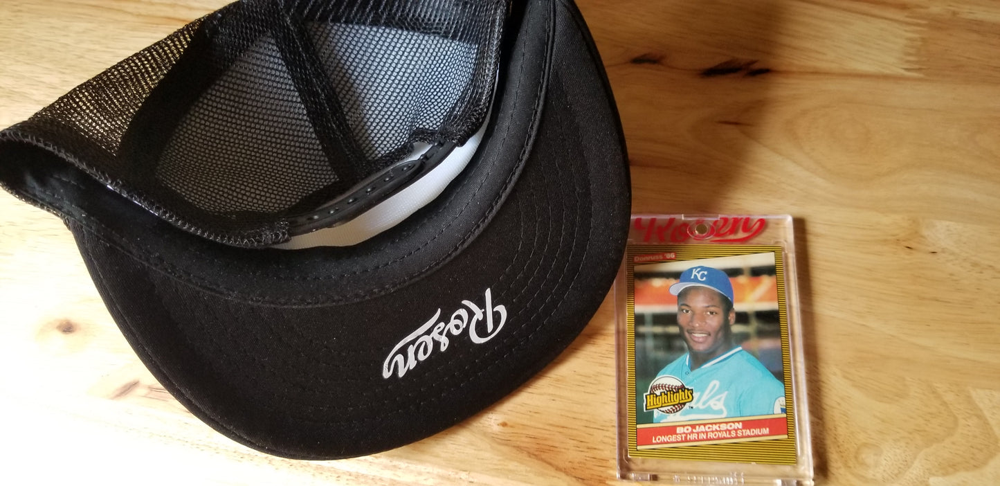1986 Donruss trucker cap by baseball card artist Matthew Rosen