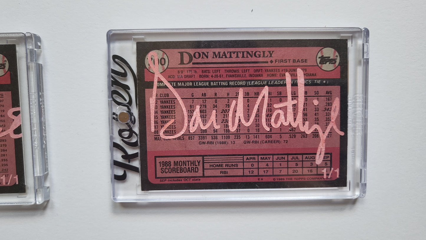 89 & 90T Bubble Gum Autos (1/1)
