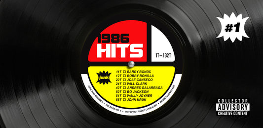 Junk Wax Records by Matthew Lee Rosen - Release No. 1 - 1986 Topps Traded